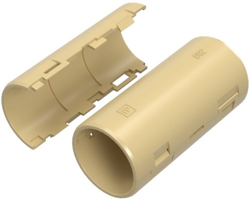 Муфта разборная атмосферостойкая ПВХ Промрукав Д=32 IP40 сосна фото Муфта разборная атмосферостойкая ПВХ Промрукав Д=32 IP40 сосна картинка